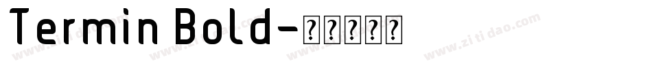 Termin Bold字体转换